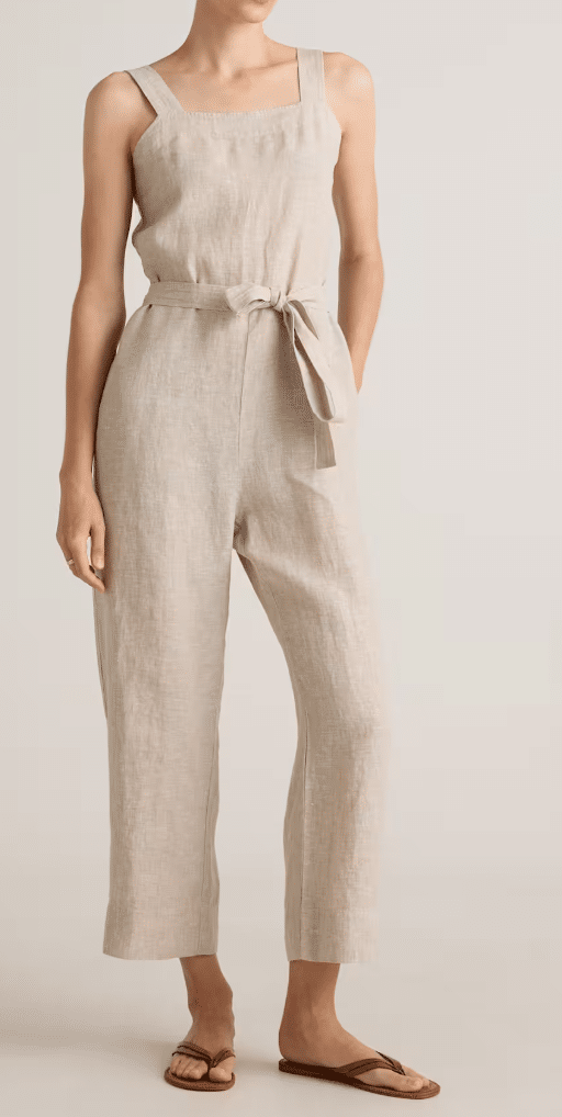 What to Wear to a Baby or Bridal Shower in Spring Over 50 tania stephens 50 is not old fashion blogger jumpsuit